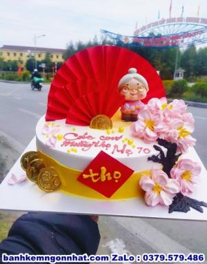 Bánh Kem Mừng Thọ 02